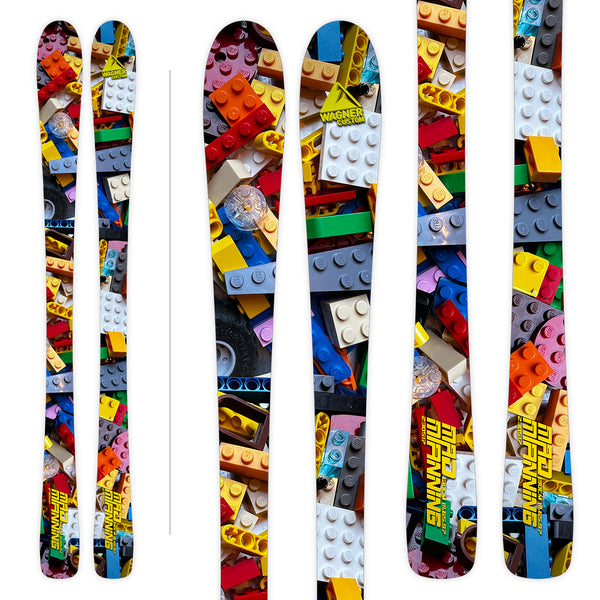 Playland custom graphic for Wagner Custom Skis