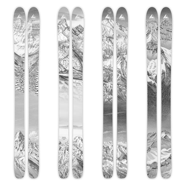 James Niehues' new line of graphics for Wagner Custom Skis.