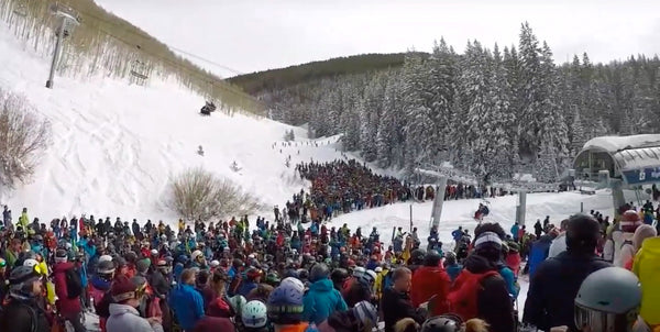 The worst lift line ever: Vail Ski Resort, Feb. 12, 2020