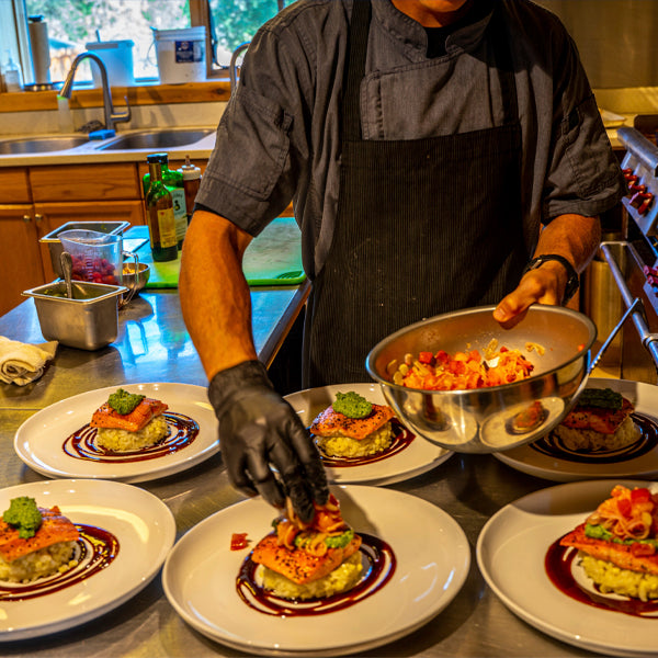 The food they serve at Tordrillo Mountain Lodge is reason enough to make it a goal to go there.