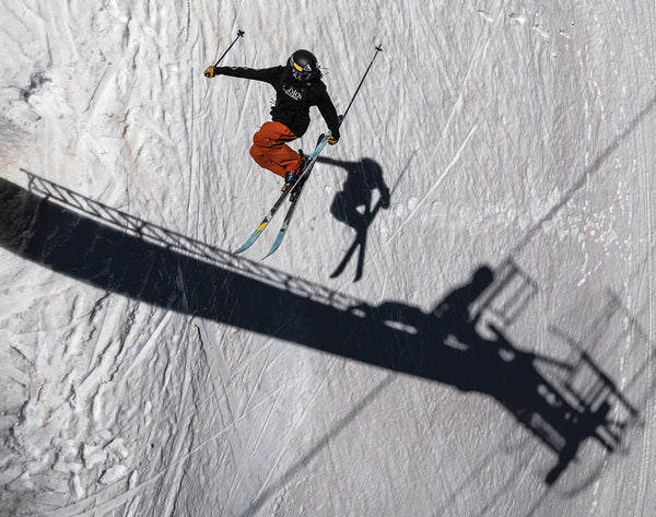 Benni Solomon gets some air under a tower