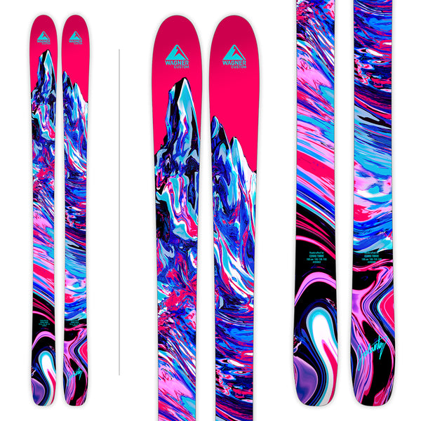 Cerro Torre by Wagner Custom Skis Artist Series artist Jack Plantz