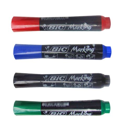 Marcador Bic Recargable Tiza Liquida Negro