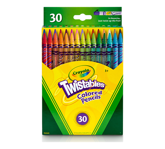 Conflicto dañar Bienvenido Caja de 30 Lapices De Colores (Punta Giratoria) Crayola – materiales.com.bo