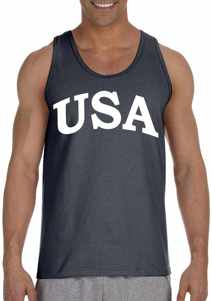 prachtig semester Vluchtig USA on Mens Tank Top in 10 colors – South Horizon T-Shirt Company