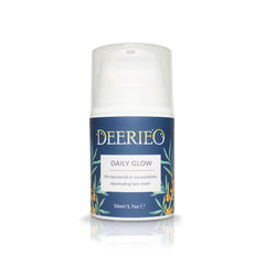 Deerieo Daily Glow natural face cream for sensitive skin.