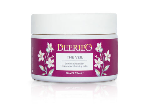 Deerieo Natural Skincare the Veil spa-grade cleansing balm and face mask with Jasmine.