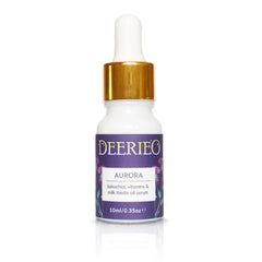  Deerieo Natural Skincare Aurora Oil Serum with Vitamin C and E, Bakuchiol and Coenzyme Q10 for mature and sensitive skin.