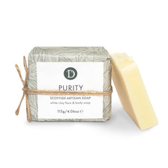 Deerieo Purity Face and Body natural soap with white clay and essential oils.