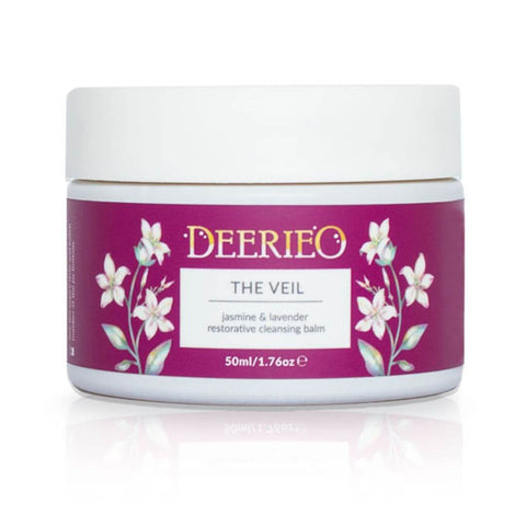 Deerieo Natural Skincare the Veil spa-grade cleansing balm and face mask with Jasmine.