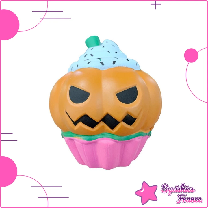 Squishy+cupcake+citrouille+-+Halloween,+Nourriture+-+Squishies+Francia