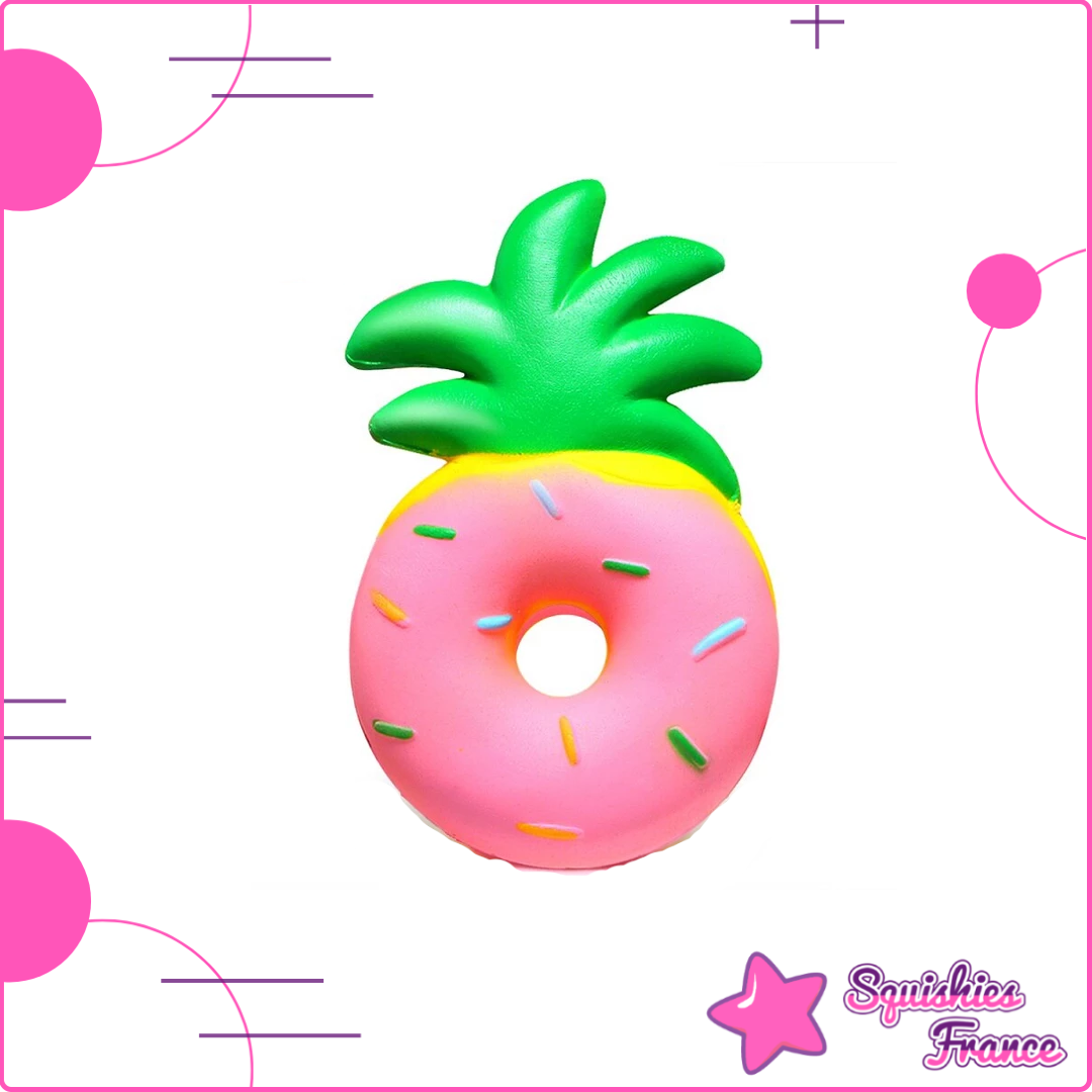 Squishy+donut+ananas+-+Nourriture+-+Squishies+França