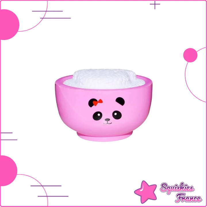 Squishy+bol+de+riz+panda+rose+-+Animaux,+Nourriture+-+Squishies+Francia