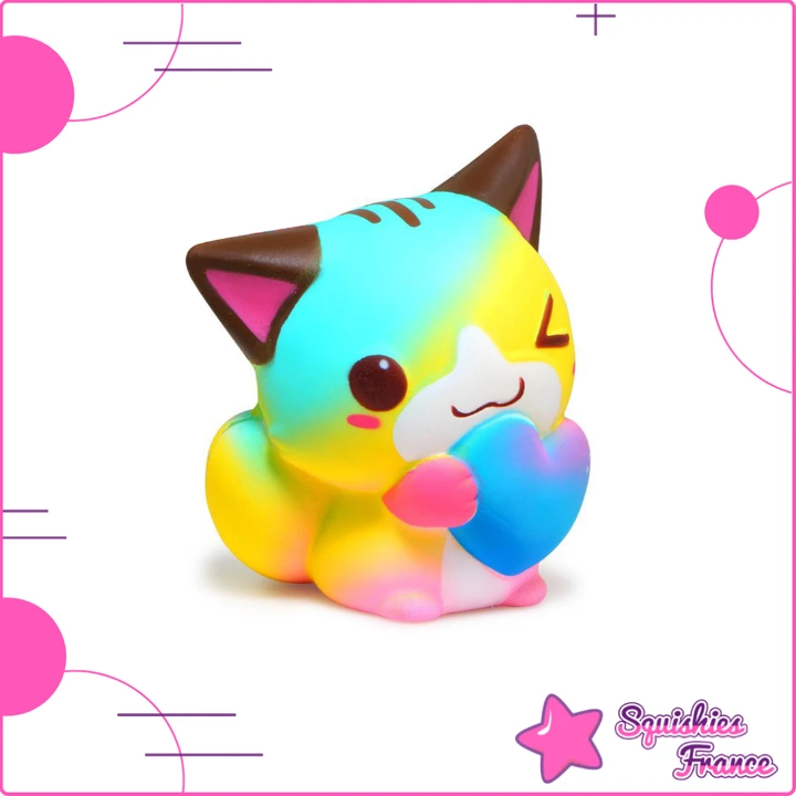 Squishy+chat+arc+en+ciel+-+Animaux,+Arc-en-ciel+-+Squishies+França