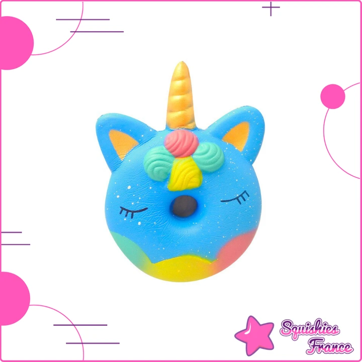 Squishy+Donut+Licorne+Galaxy+-+Galaxie,+Licorne,+Nourriture+-+Squishies+Frankrijk