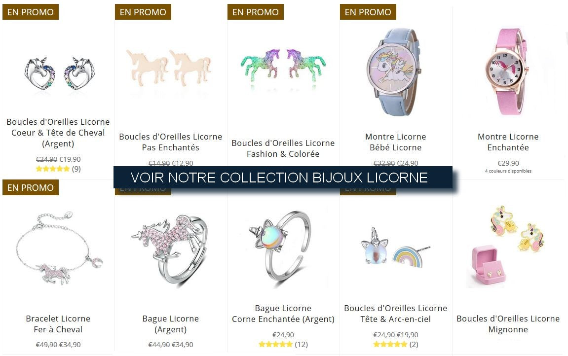 Bijoux Licorne