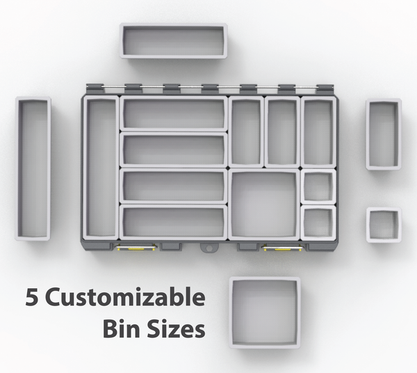 5 Customizable Bin Sizes