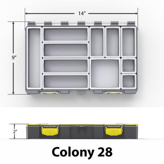 Colony 28D (Deep) Modular Tackle Box – BUZBE