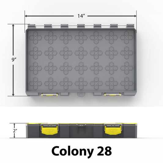 Medium-Long - Colony 28D (Deep) Modular Tackle Box – BUZBE