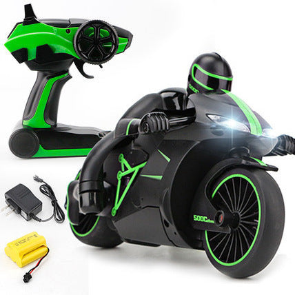 Mini Rc LED Light Remote Control Toy Motorcycle 4 Channel 2.4GHz