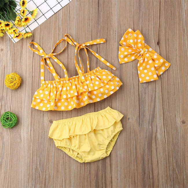 Yellow Polka Dot Bikini