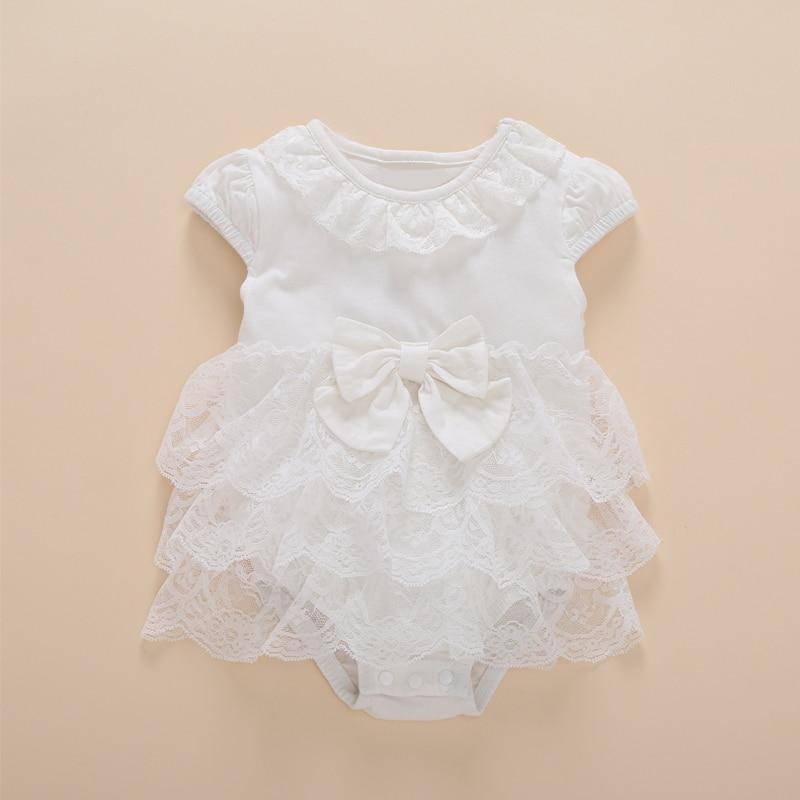 white ruffle romper newborn