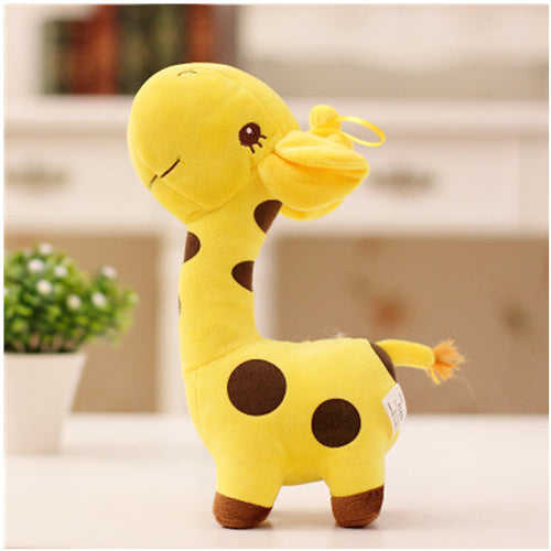 yellow giraffe stuffed animal