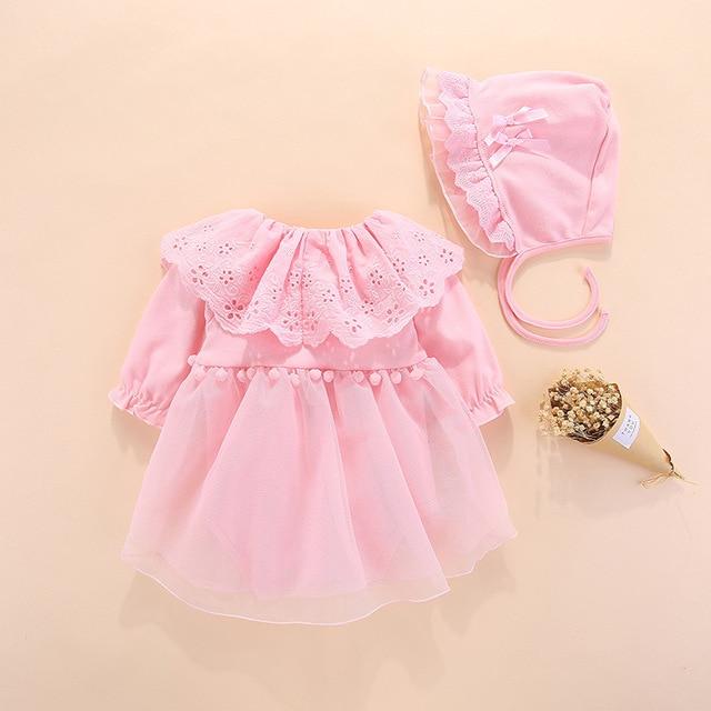 baby pink mesh dress