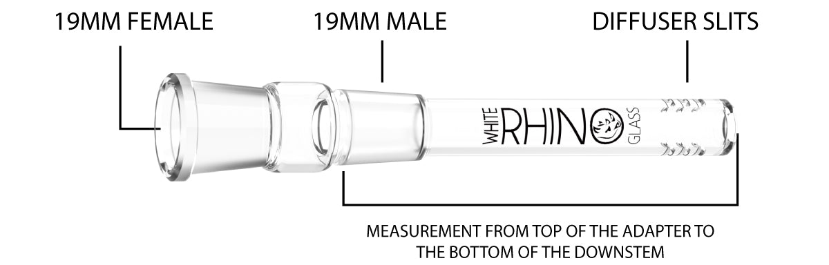 what is a 19mm 19mm glass downstem