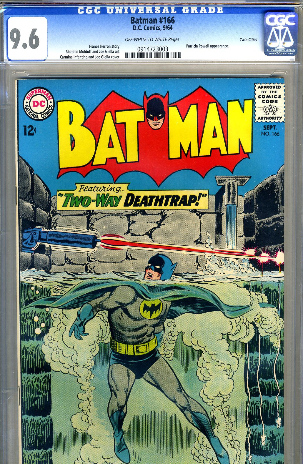 Cedar Chest Comics - Batman #166 CGC graded  - Twin Cities pedigree -  SOLD!
