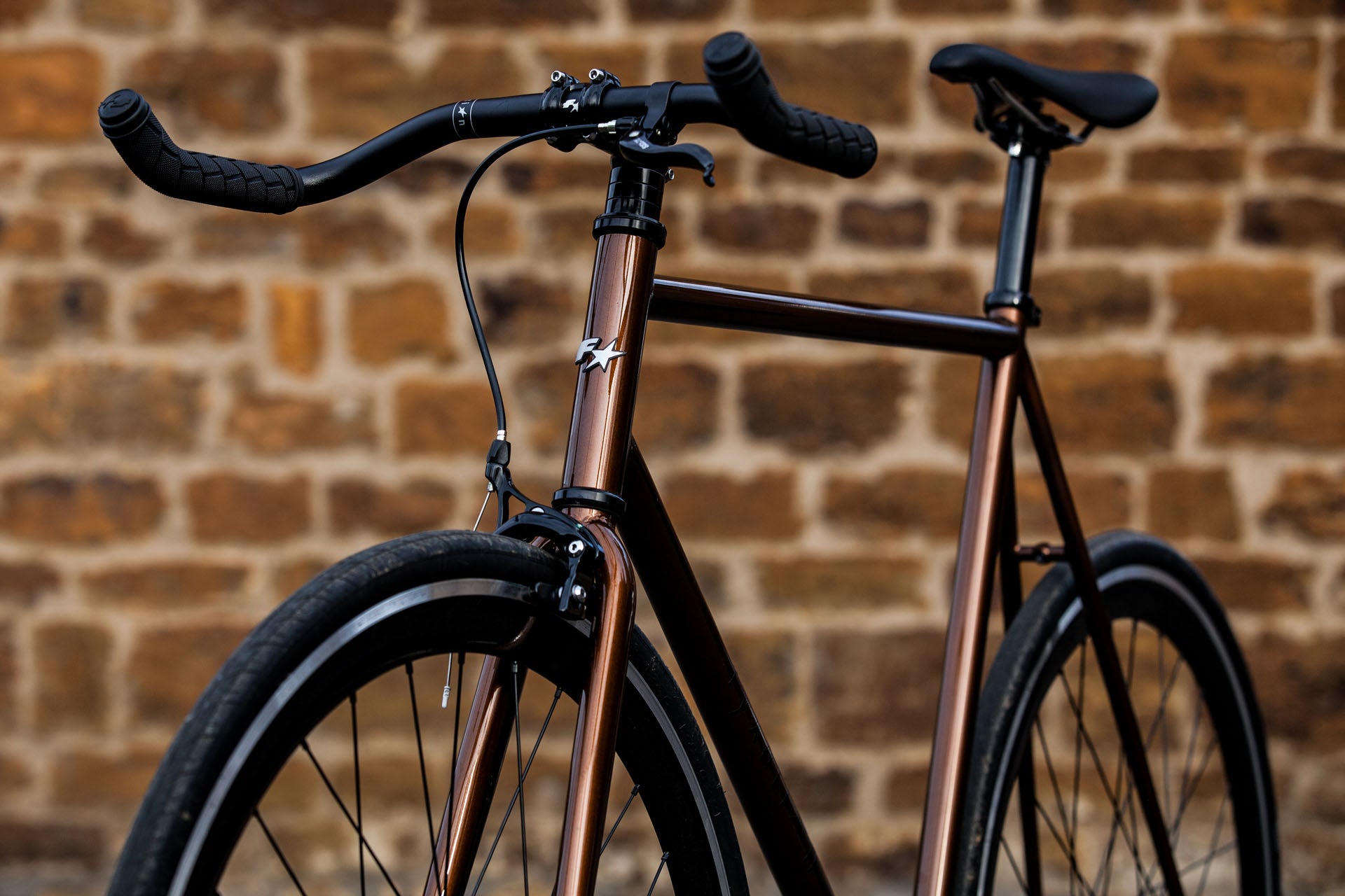 copper bike frame