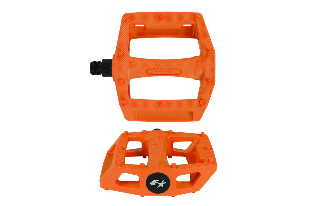 orange bmx pedals