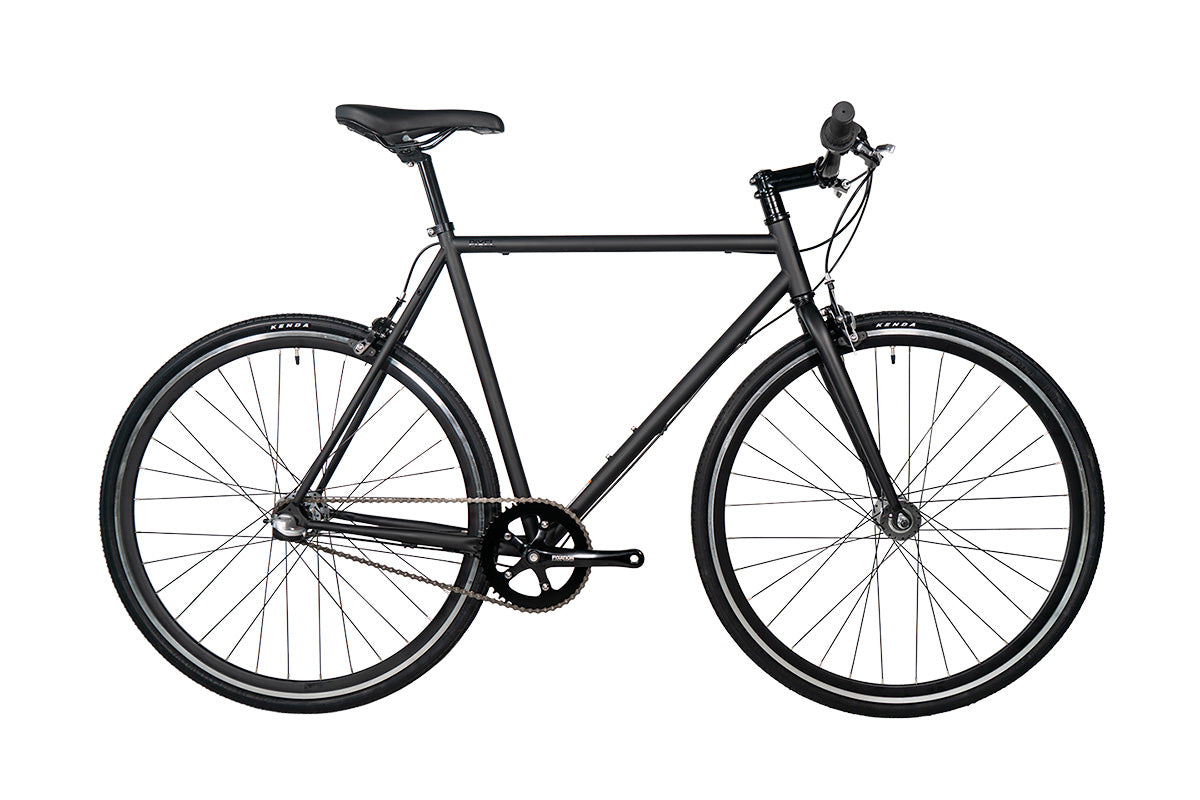 Matte Black 3 Speed Bicycle - Fyxation 