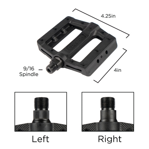 slim platform pedals