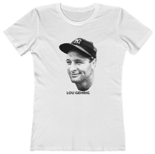 Printify Lou Gehrig - Unisex T-Shirt 2XL / White