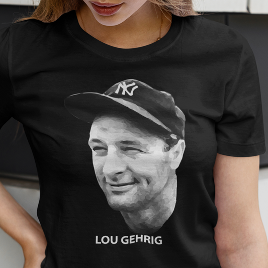 JamesBennettArt Lou Gehrig Long Sleeve T-Shirt