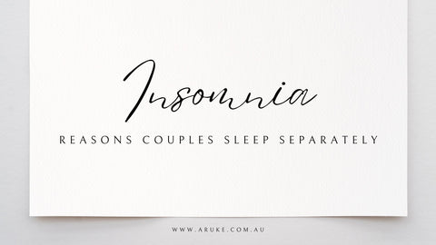 Insomnia and sleeping separately