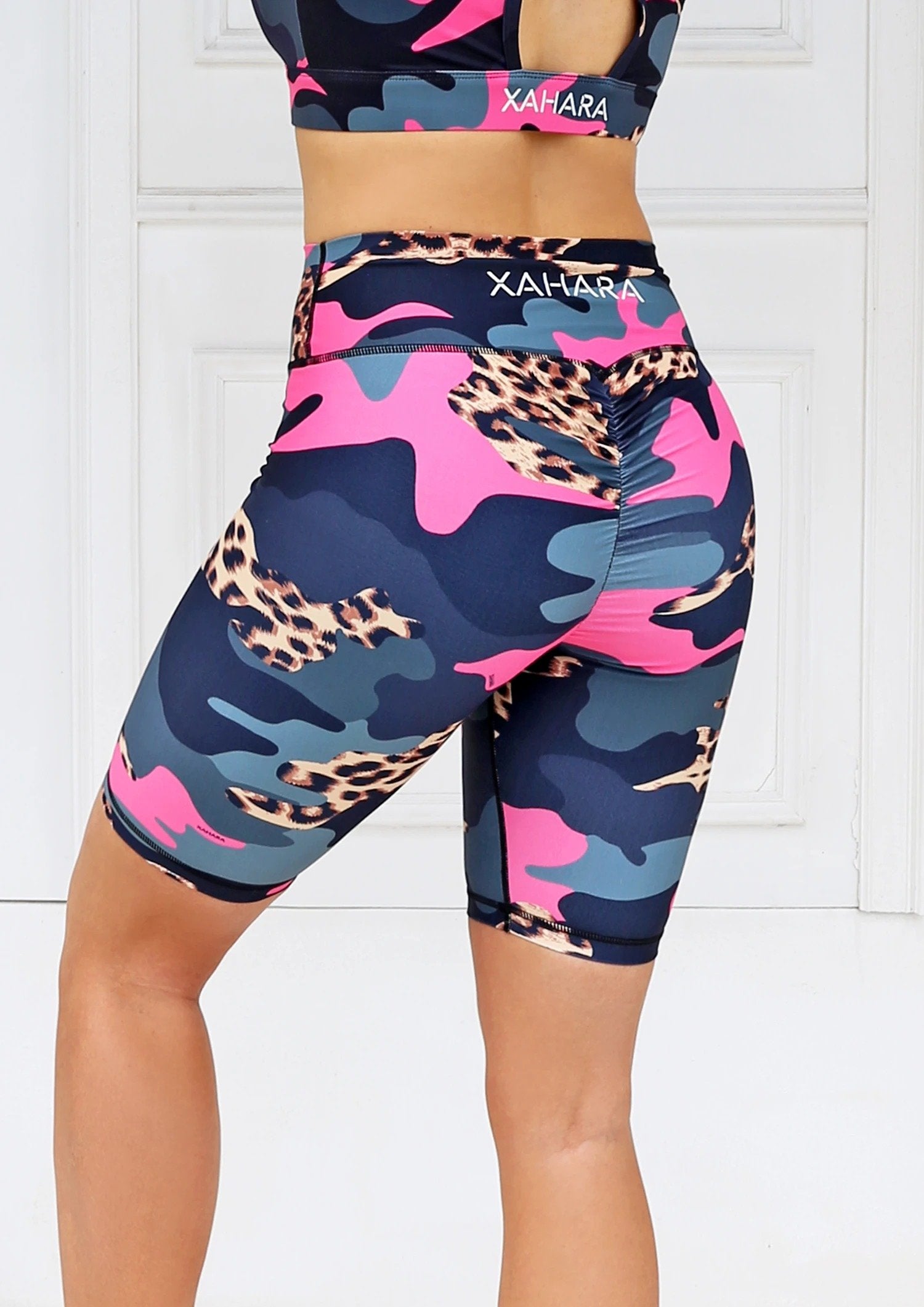 womens camo bike shorts