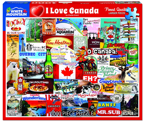 I love Canada puzzle