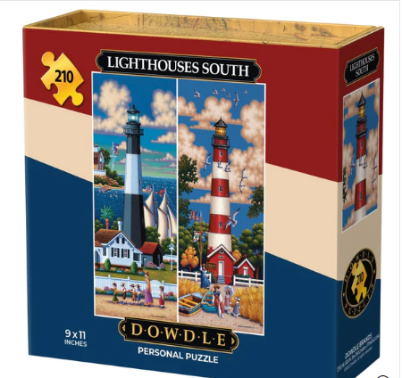 Lighthouses South - Personal Puzzle (210pcs)