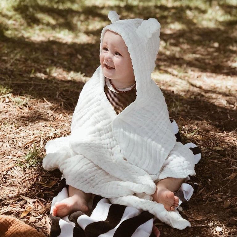 organic cotton hooded towel