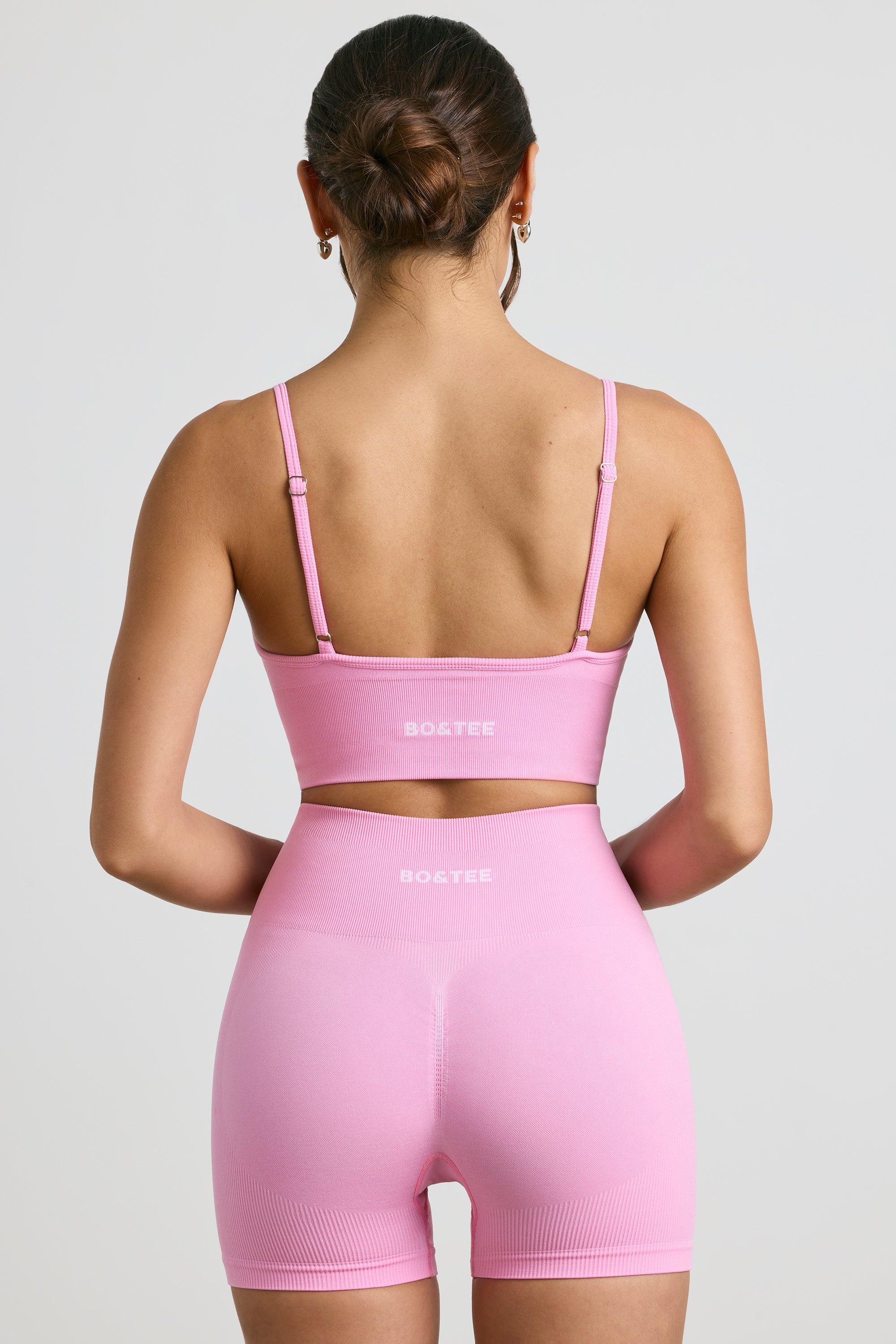 Admired Petite High-Waist Define Luxe Leggings in Bubblegum Pink