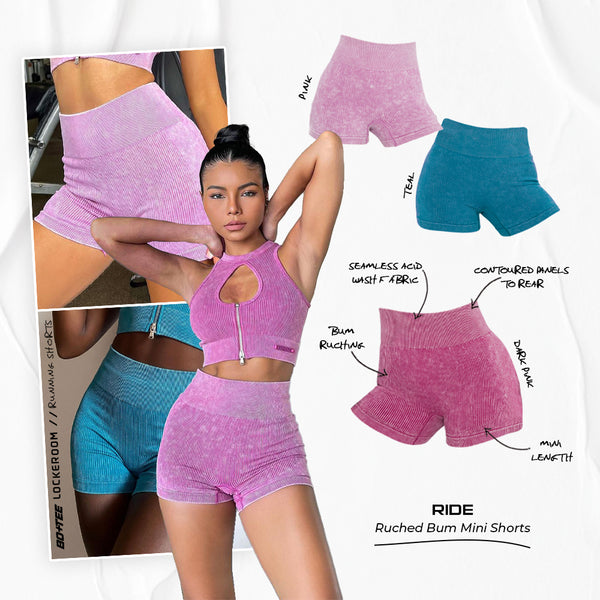 HIIT legging with contour seam in pink