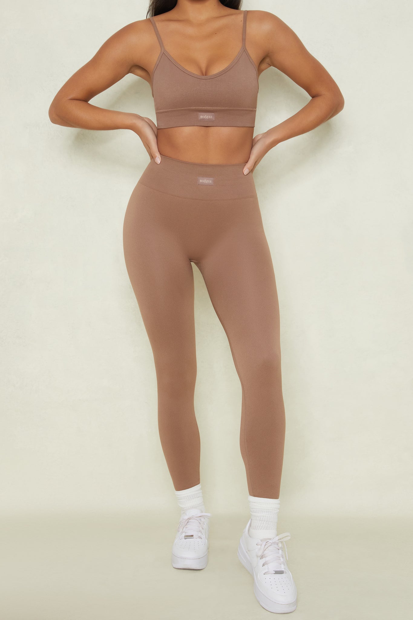 Brown Seamless Leggings Setup  International Society of Precision