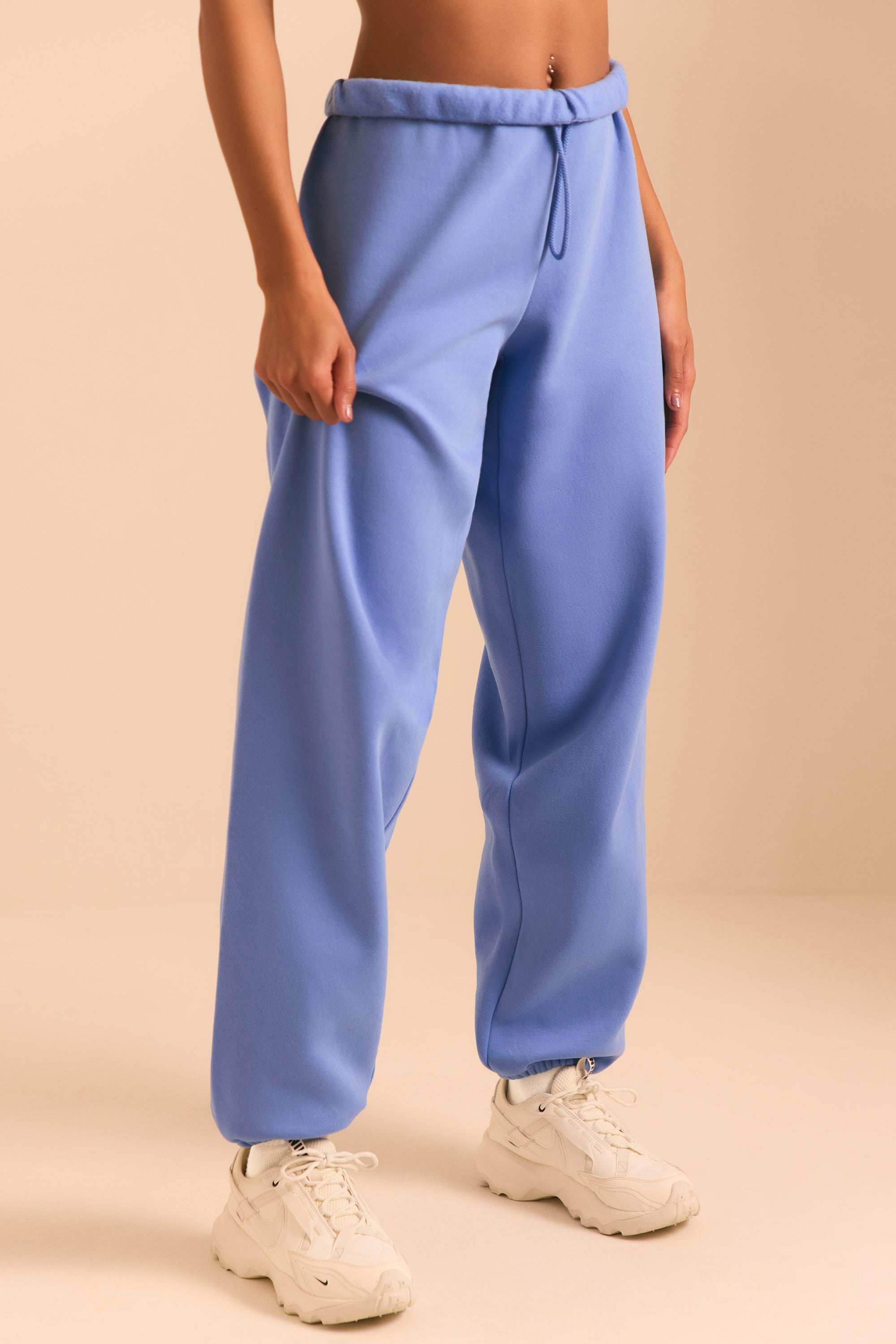 Pacific - Petite Relaxed Fit Joggers in Cerulean Blue