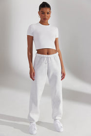 Principal - Wide Leg Joggers in Heather Oat