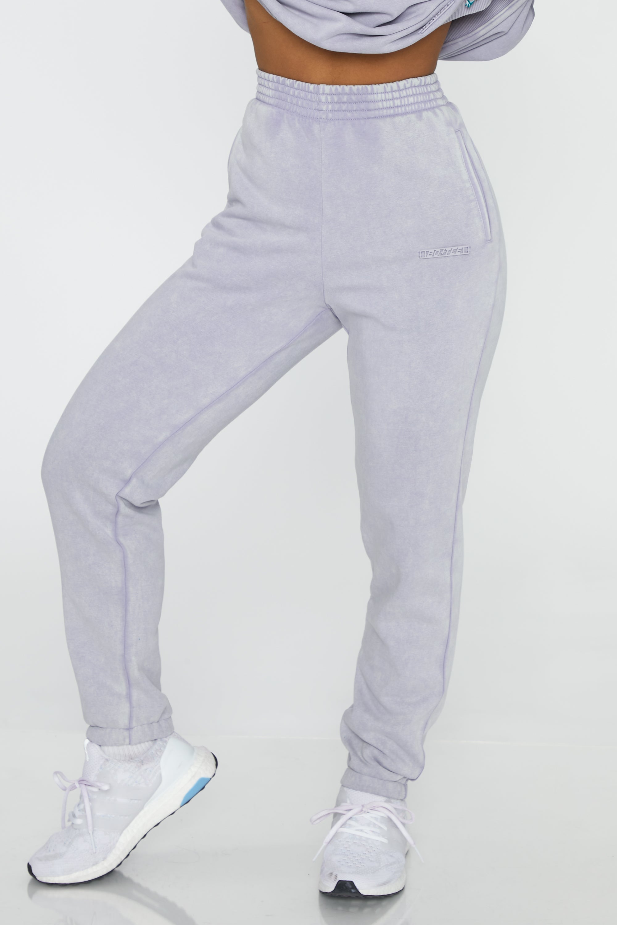 Renew - Cuffed Joggers in Lilac