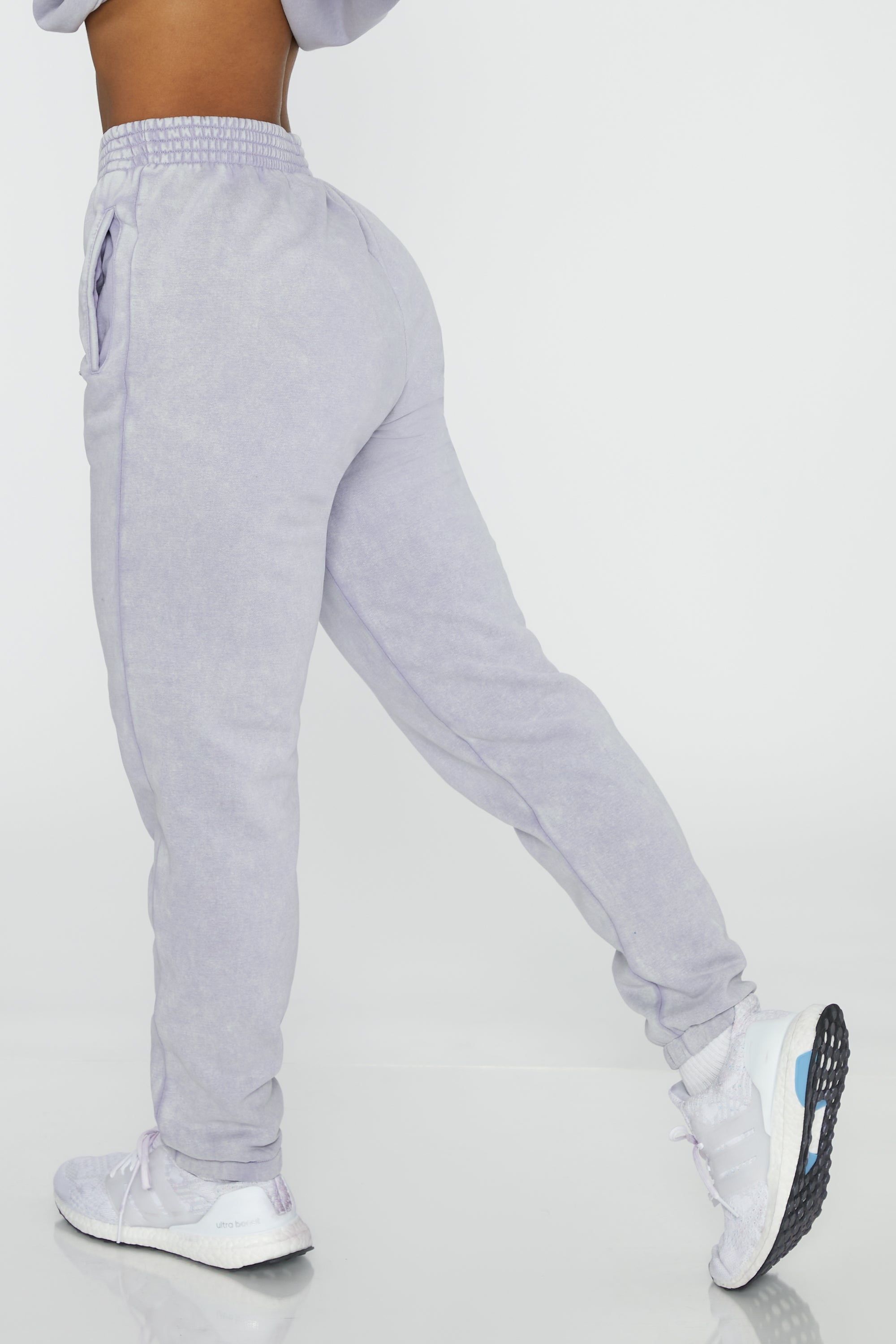 Renew - Cuffed Joggers in Lilac