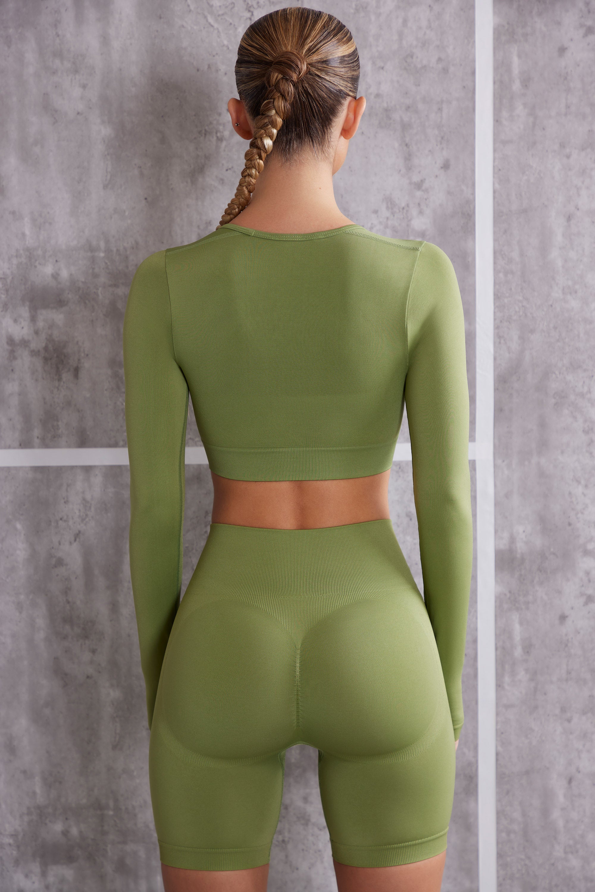 Get Into It Bra Top and Legging Set - Olive – shopcloud228
