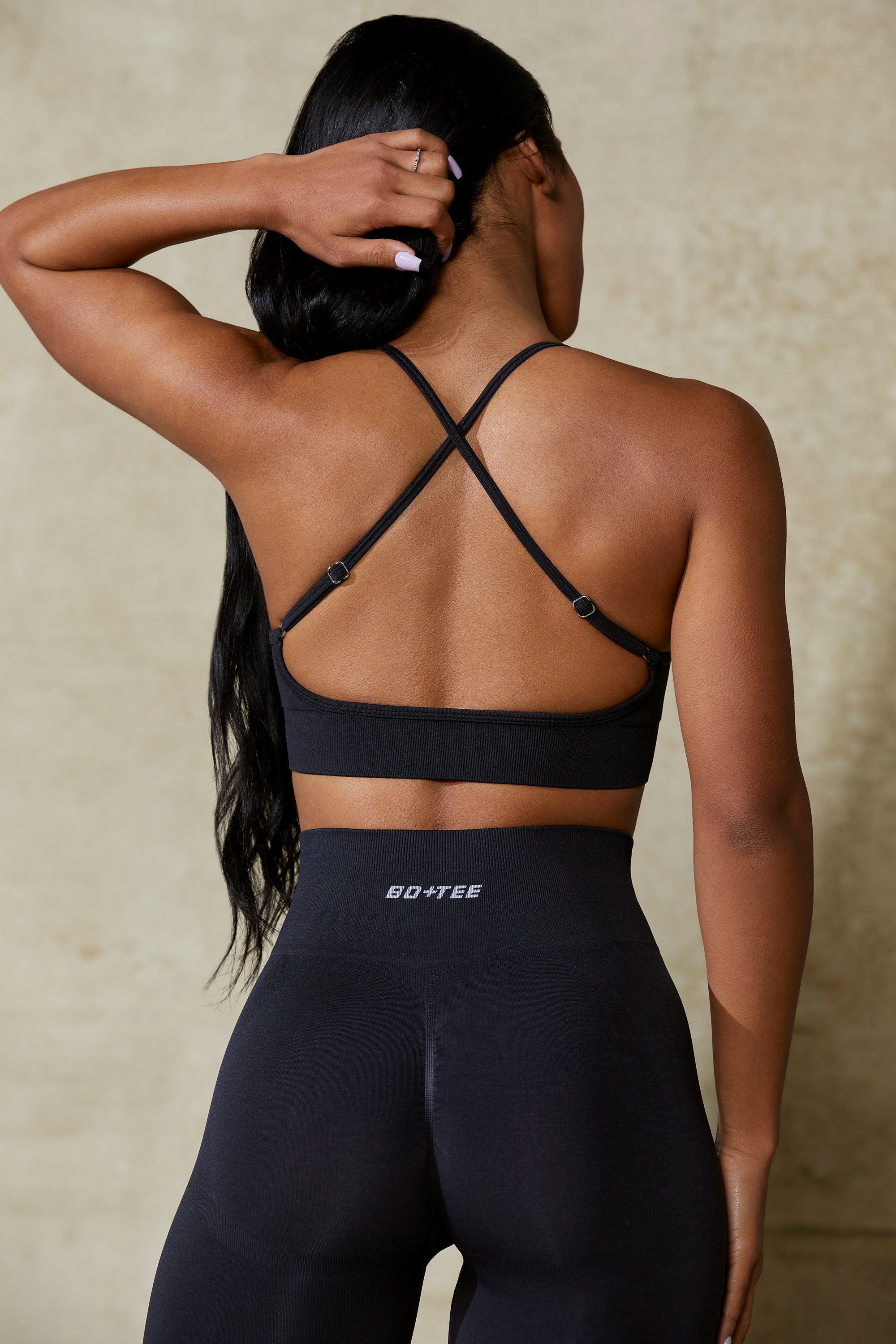 Power High Waist Define Luxe Leggings in Black